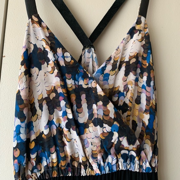 Jumpsuit leather straps colorful top - Picture 2 of 5